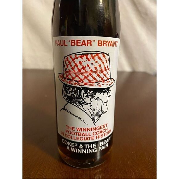 Vintage 1979 Bear Bryant Coke bottle - Picture 2 of 7
